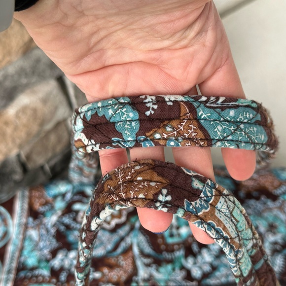 Vera Bradley Java Blue XL Overnight Duffle - Picture 5 of 14